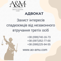 Захист інтересів спадкоємців від незаконного втручання третіх осіб фото к объявлению