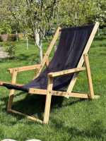 Шезлонг/дерев"яне крісло, для саду, дачі, пляжу або кафе фото к объявлению